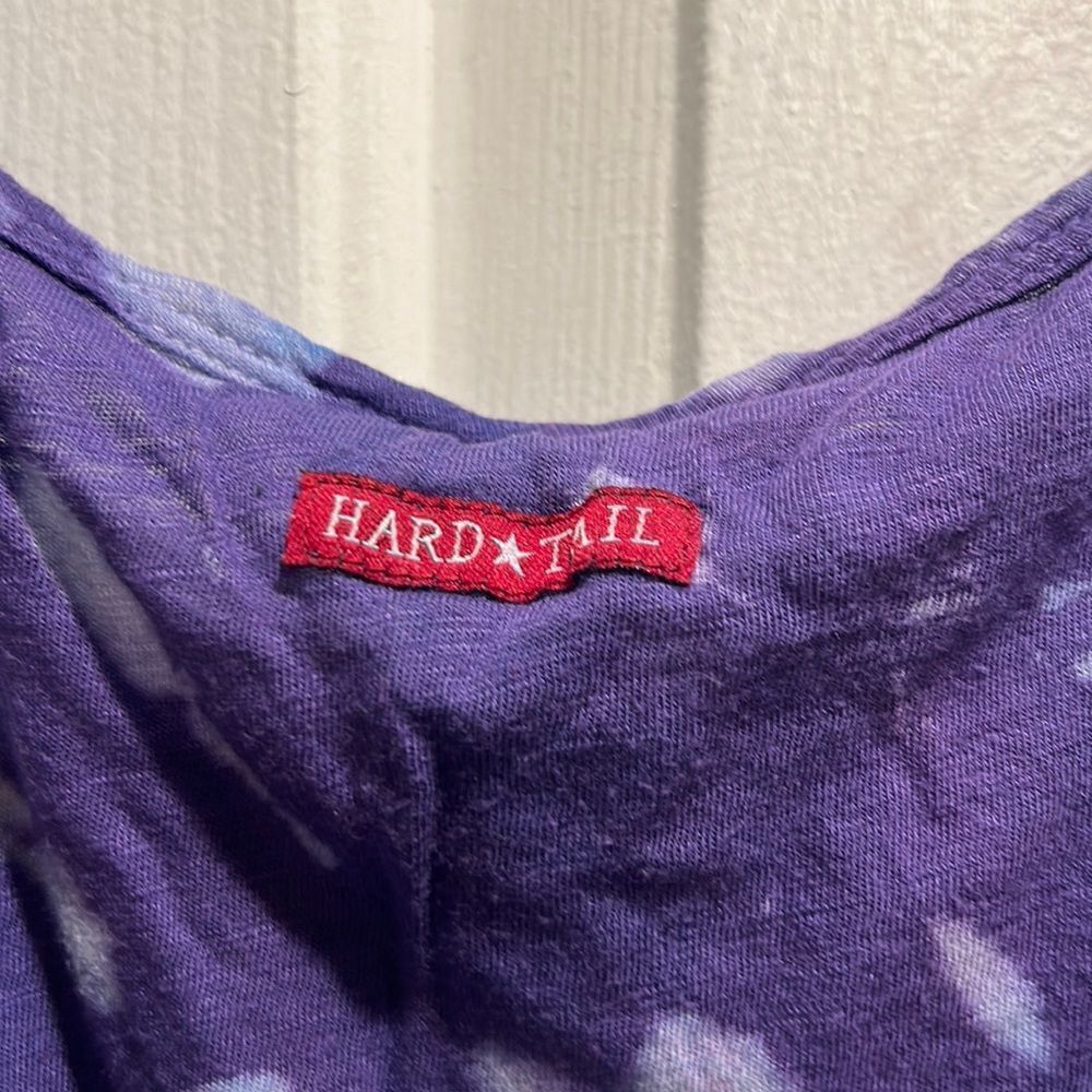 Hard Tail Pink, Purple & Blue Tie Dye Tank, Size Medium - Picture 4 of 6